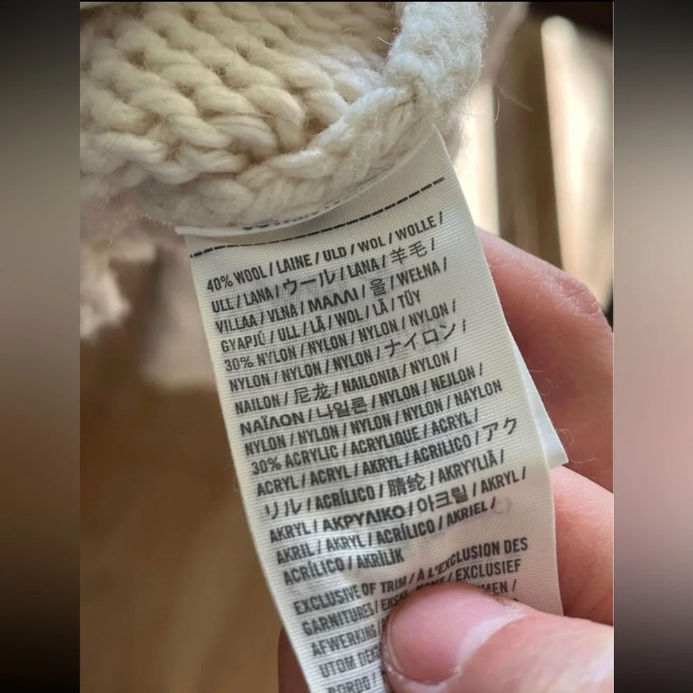 Abercrombie vintage wool blend cardigan - Picture 3 of 5